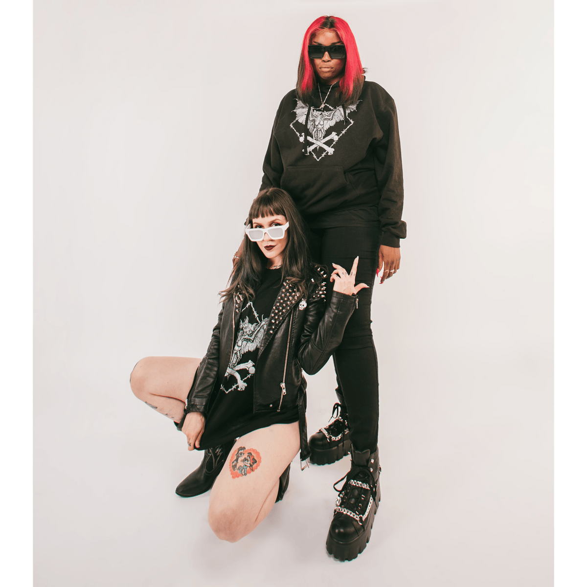 DYLAN GARRETT SMITH &quot;Barbed Bat&quot; Black T-Shirt