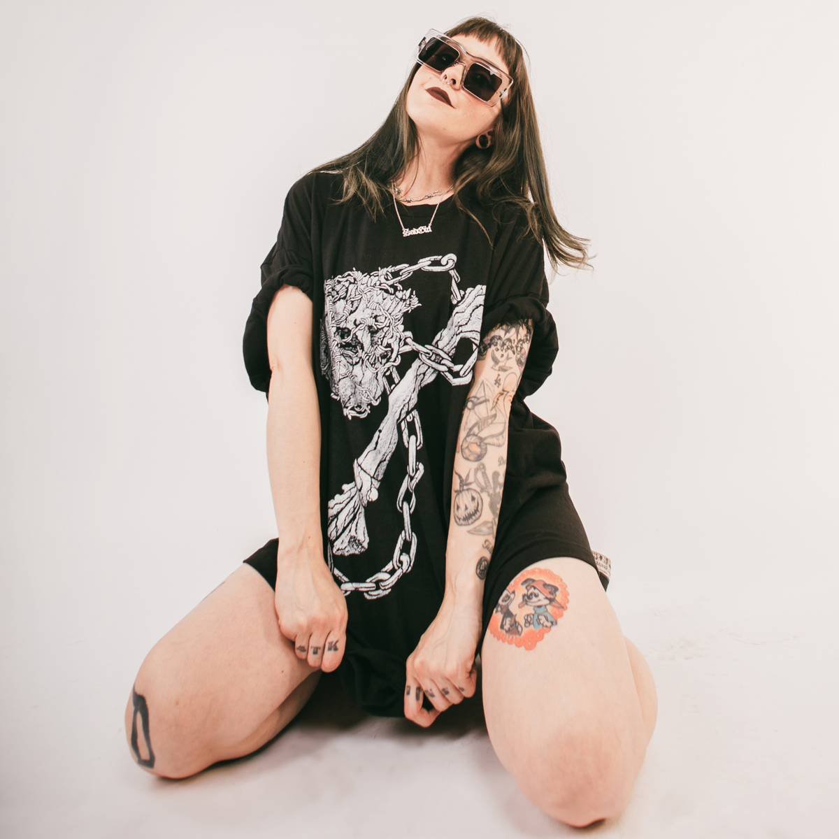 DYLAN GARRETT SMITH &quot;Flail&quot; Black T-Shirt