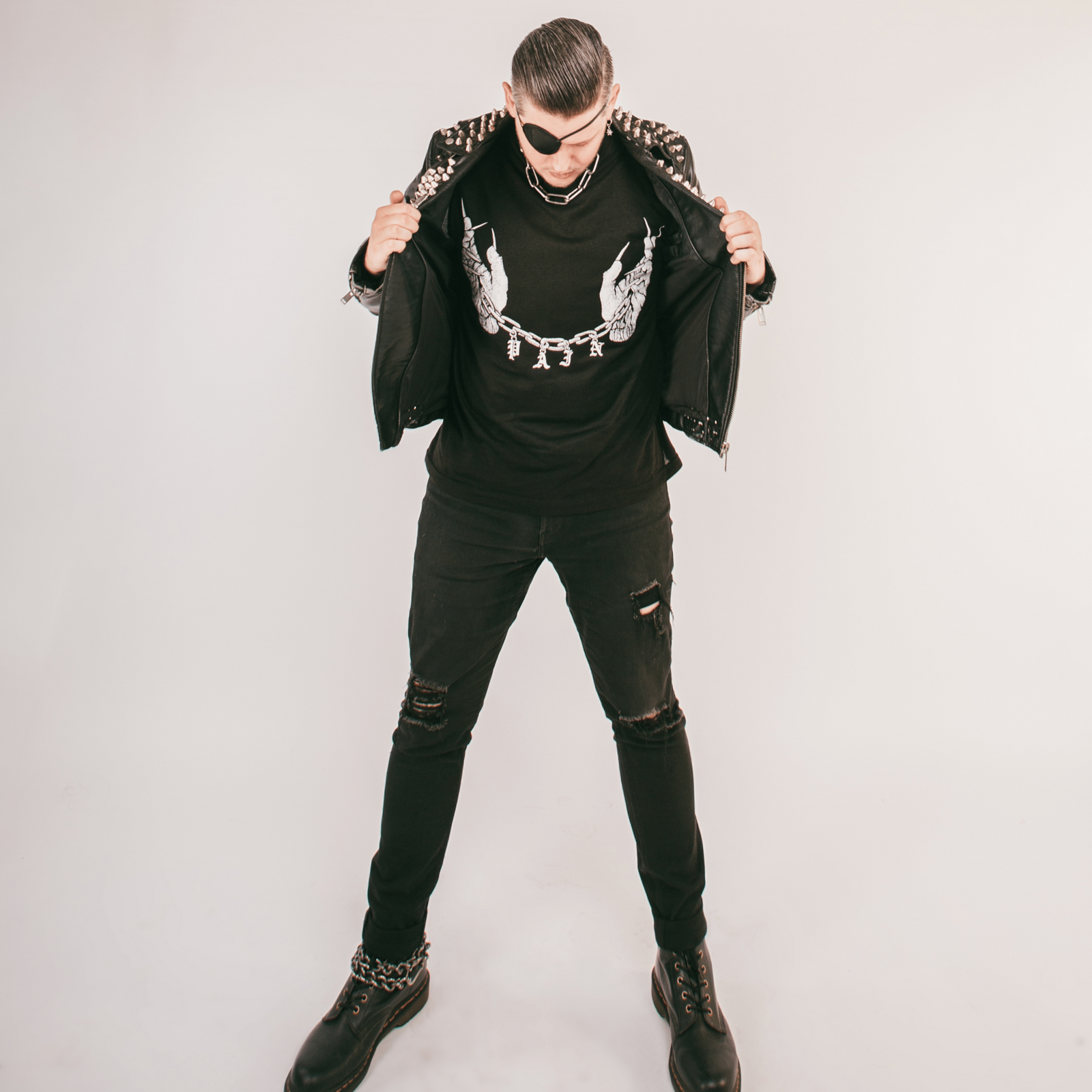 DYLAN GARRETT SMITH "Pain" Black T-Shirt