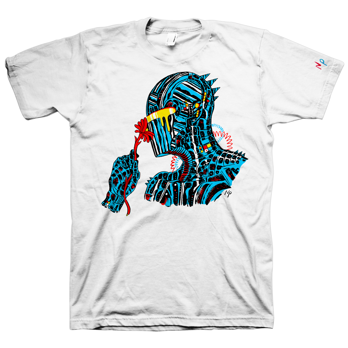 NICK PYLE &quot;Sniff&quot; White T-Shirt