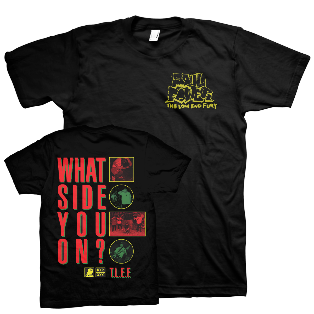 SOUL POWER &quot;What Side You On&quot;? Black T-Shirt