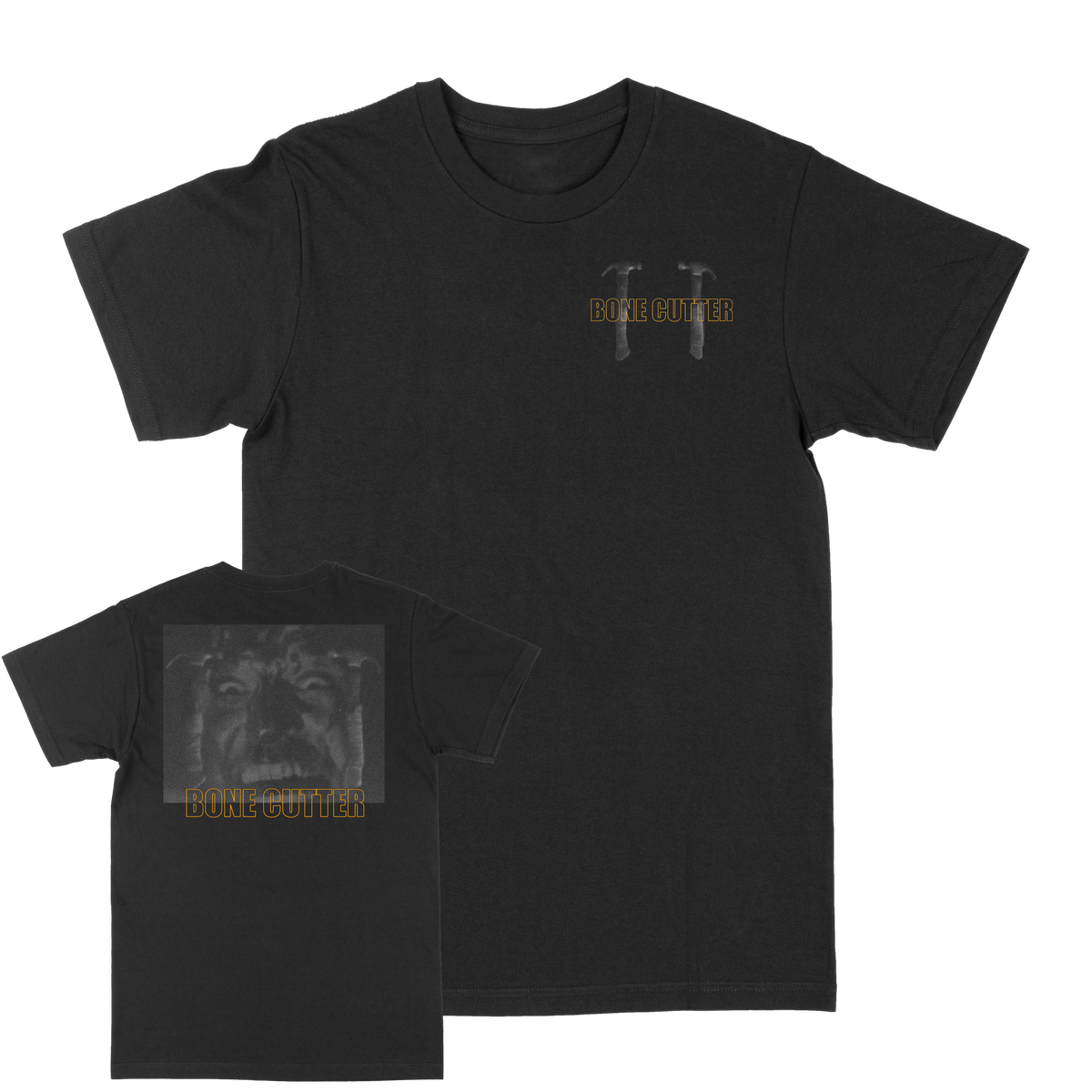 BONE CUTTER &quot;Hammer&quot; Black T-Shirt