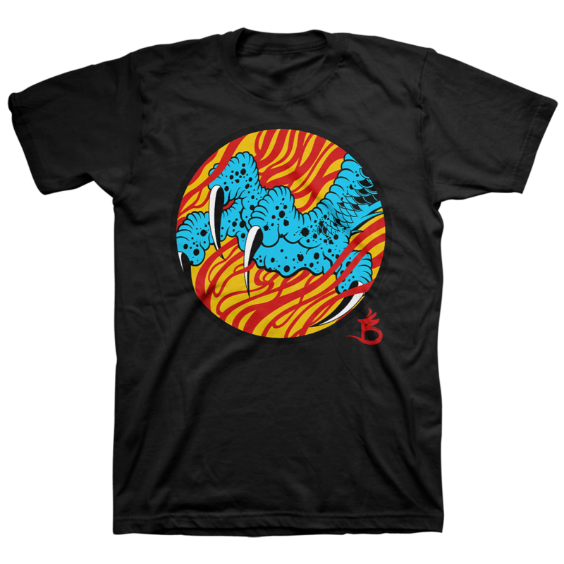 DARREN BRASS &quot;Claw&quot; Black T-Shirt