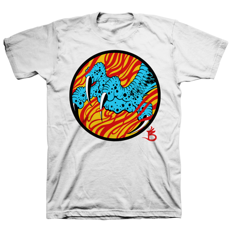 DARREN BRASS &quot;Claw&quot; White T-Shirt