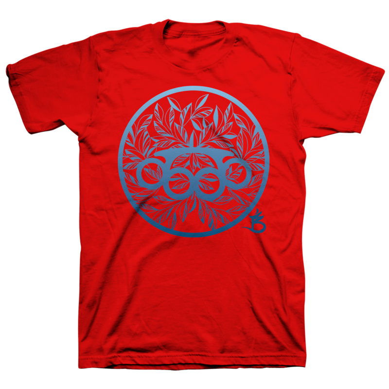 DARREN BRASS &quot;Brassed Off: Blue&quot; Red T-Shirt