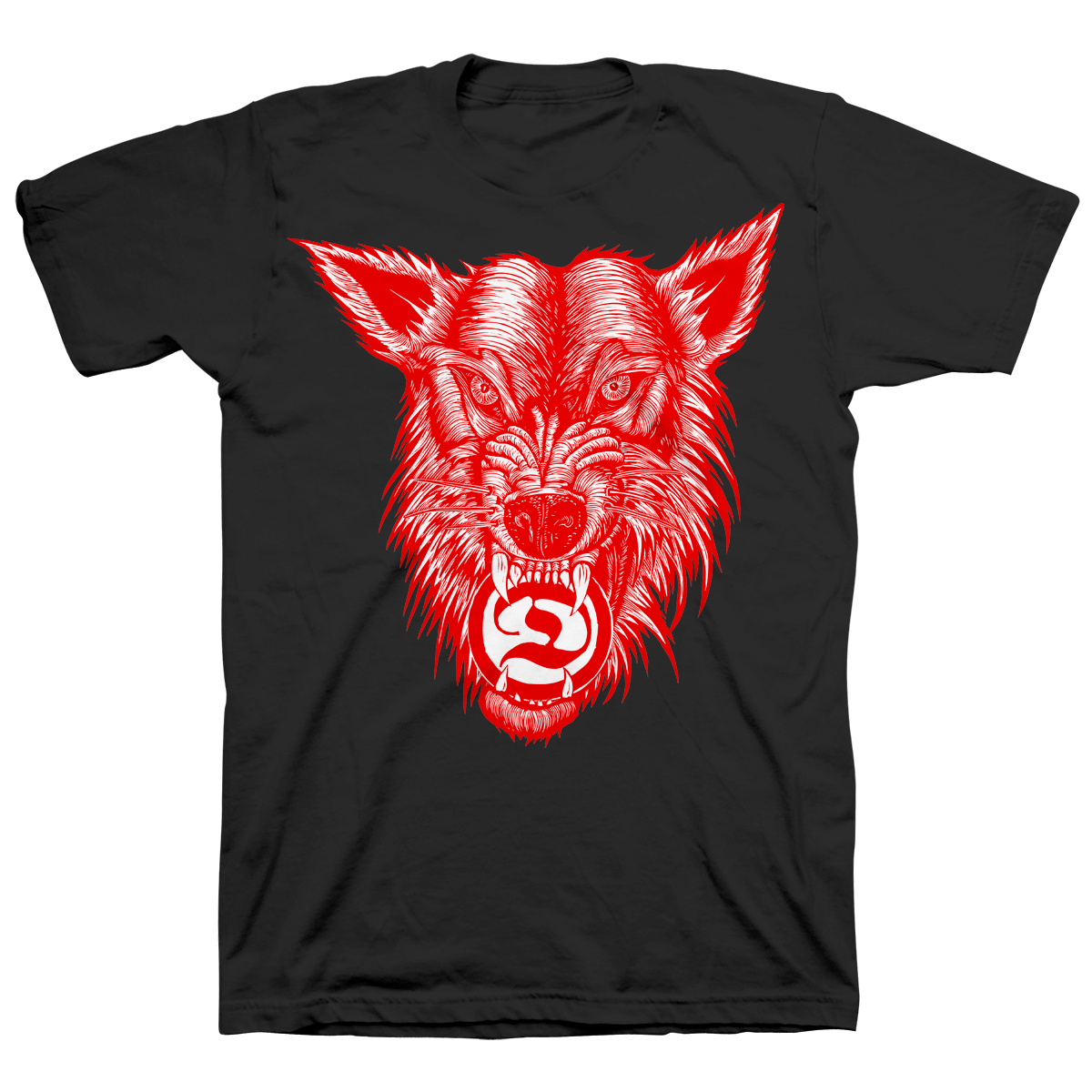 DEATHWISH &quot;McNett Wolf&quot; Black T-Shirt