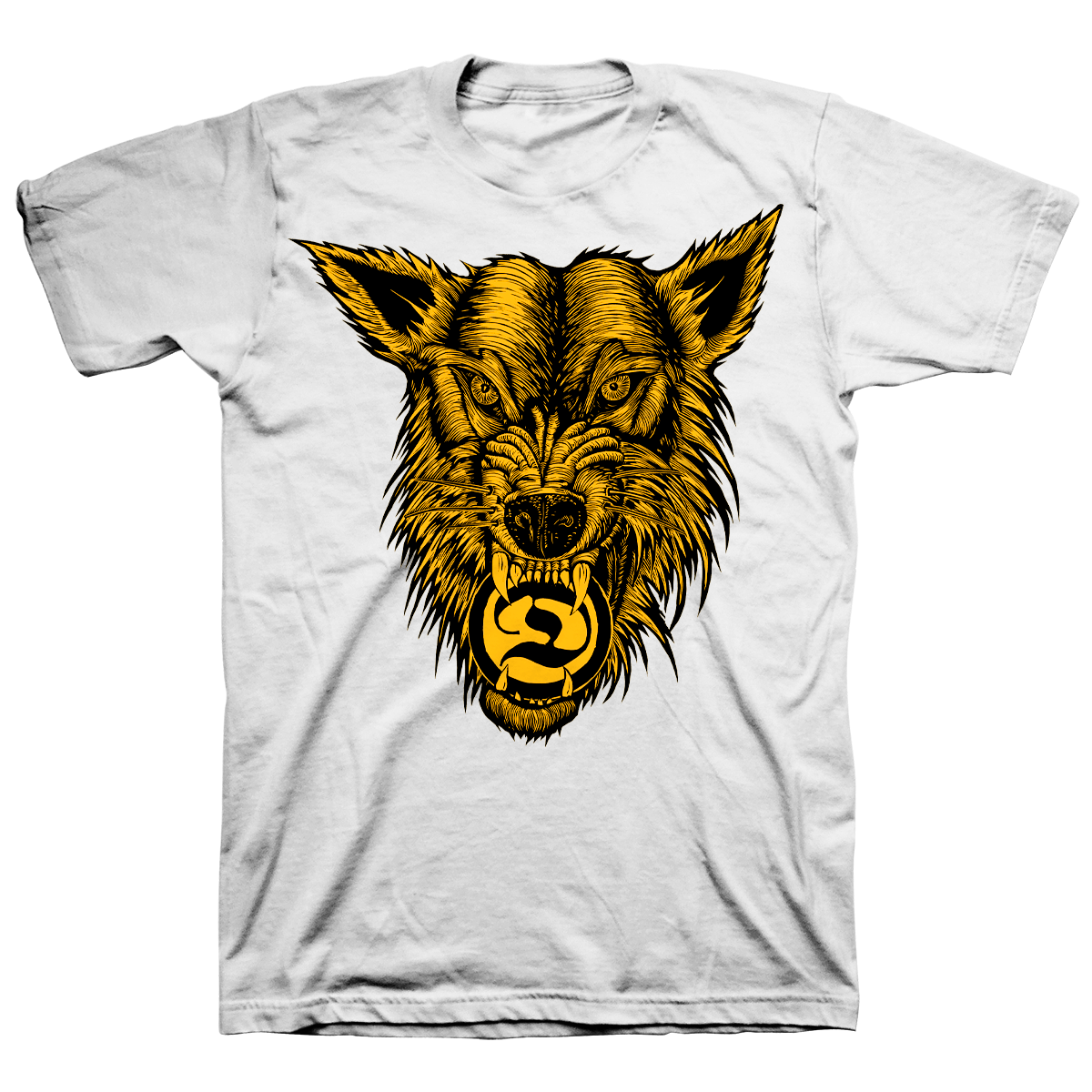 DEATHWISH &quot;McNett Wolf&quot; White T-Shirt