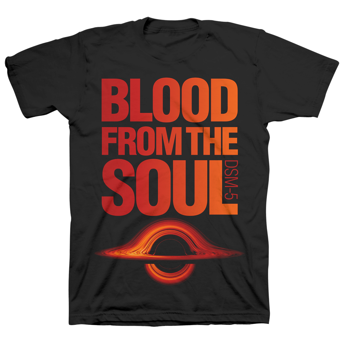 BLOOD FROM THE SOUL &quot;Black Hole&quot; Black T-Shirt