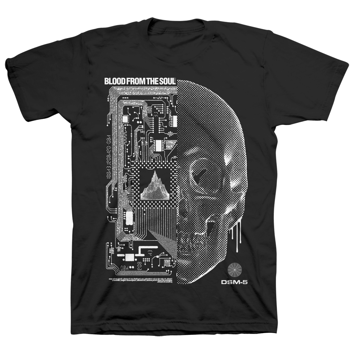 BLOOD FROM THE SOUL &quot;Schematica&quot; Black T-Shirt