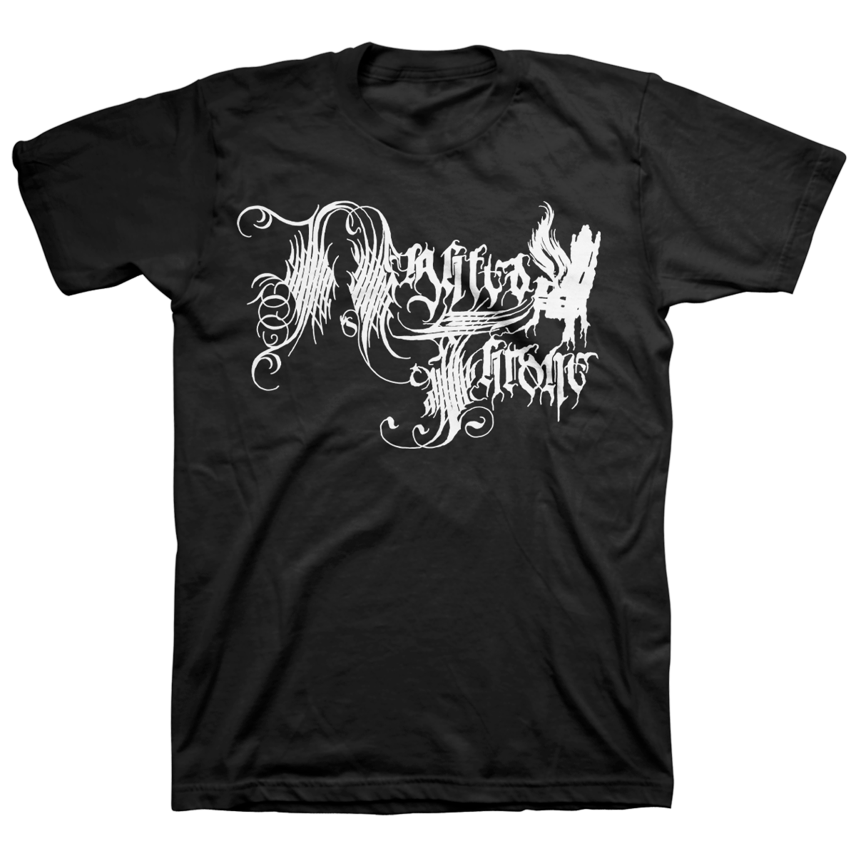 NIGHTED THRONE &quot;Logo&quot; Black T-Shirt
