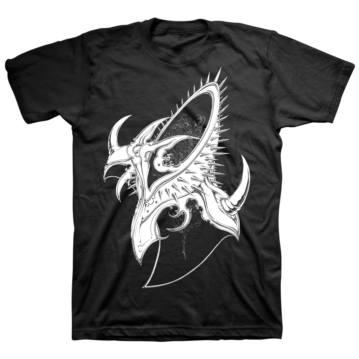 ZAC SCHEINBAUM &amp; STACE FORAND &quot;Armour&quot; Black T-Shirt