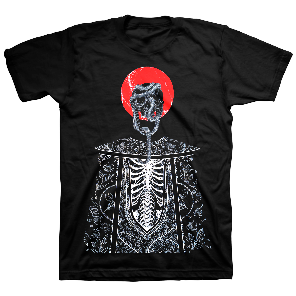 ZAC SCHEINBAUM &amp; STACE FORAND &quot;Santa Muerte: 3&quot; Black T-Shirt