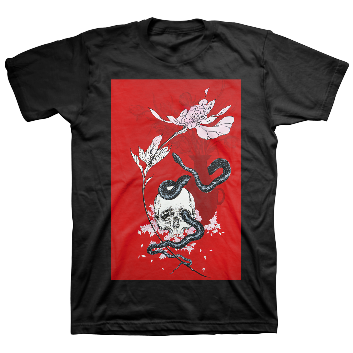 ZAC SCHEINBAUM &amp; STACE FORAND &quot;Still Life&quot; Black T-Shirt