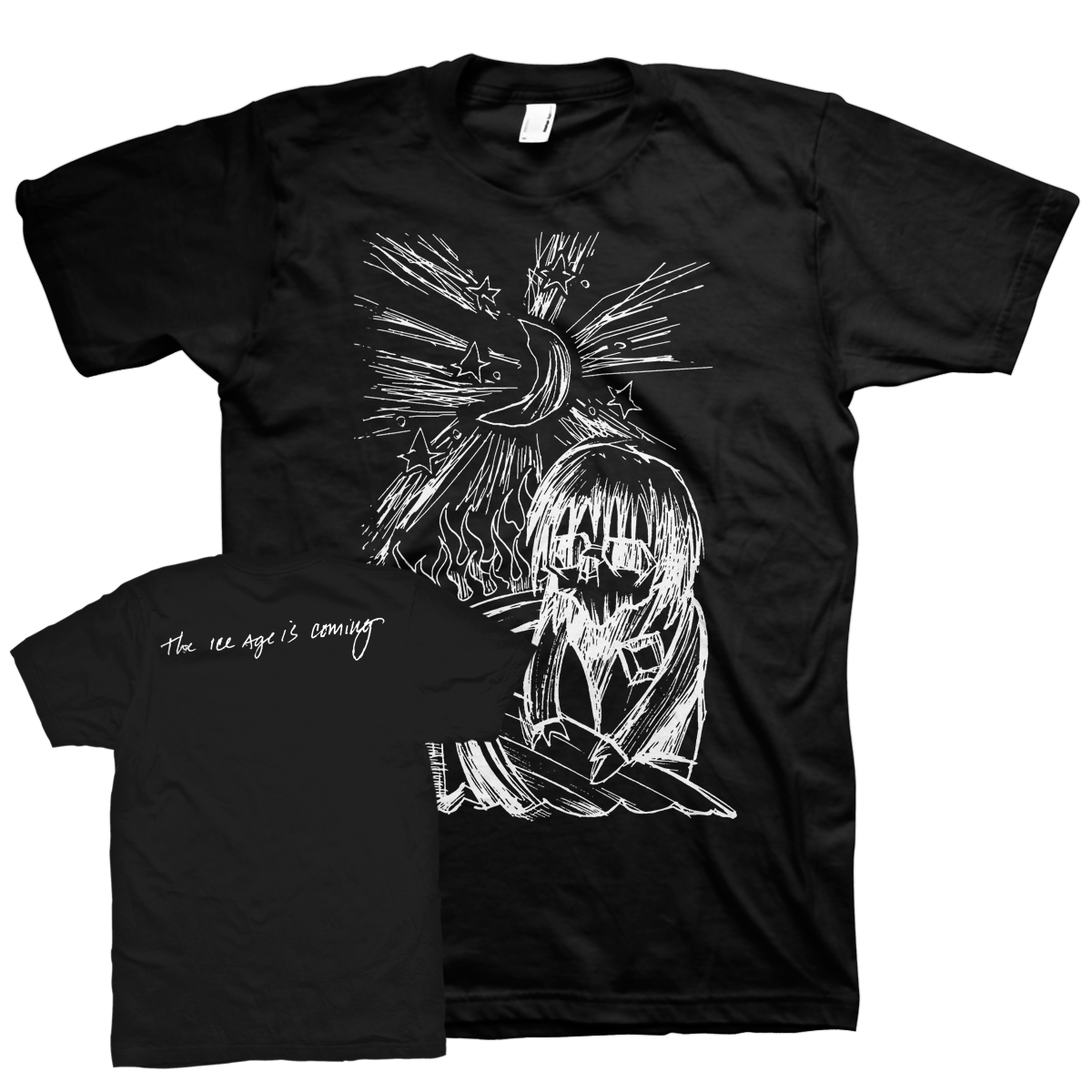 AMERICAN NIGHTMARE &quot;The Ice Age Is Coming&quot; Black T-Shirt