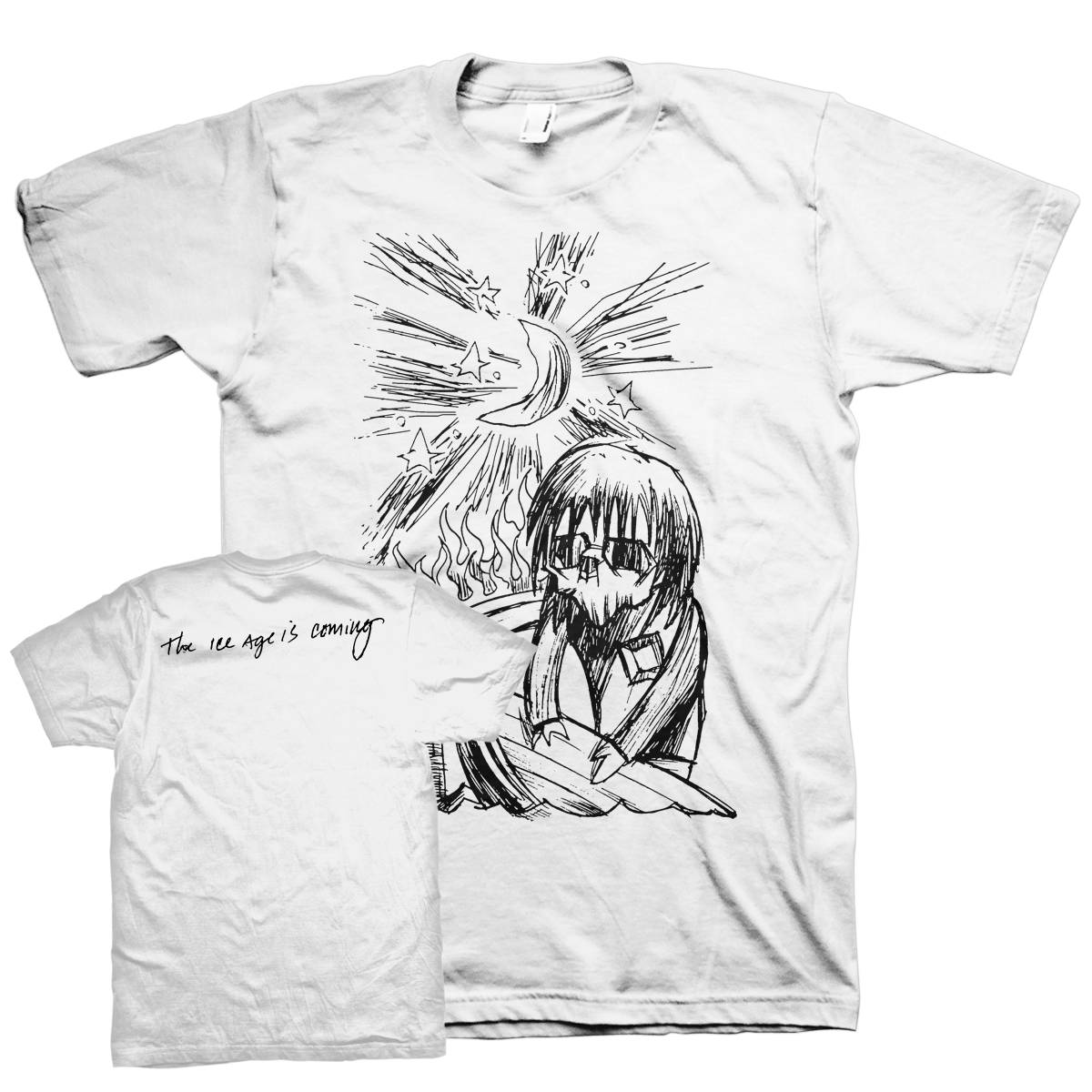 AMERICAN NIGHTMARE &quot;The Ice Age Is Coming&quot; White T-Shirt