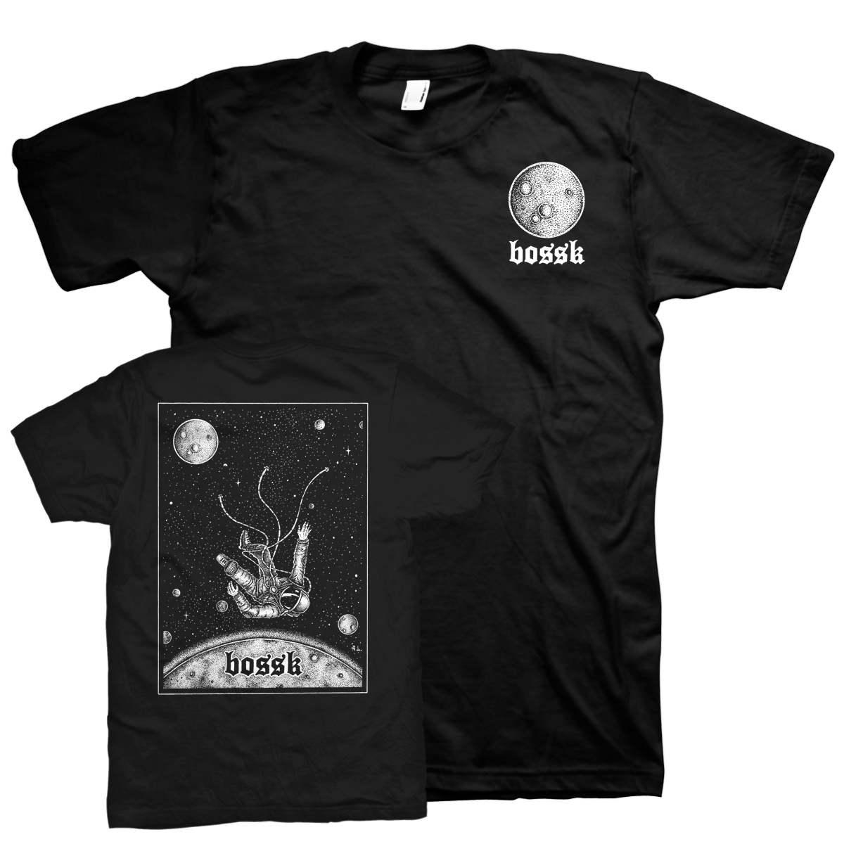 BOSSK &quot;Moon&quot; Black T-Shirt