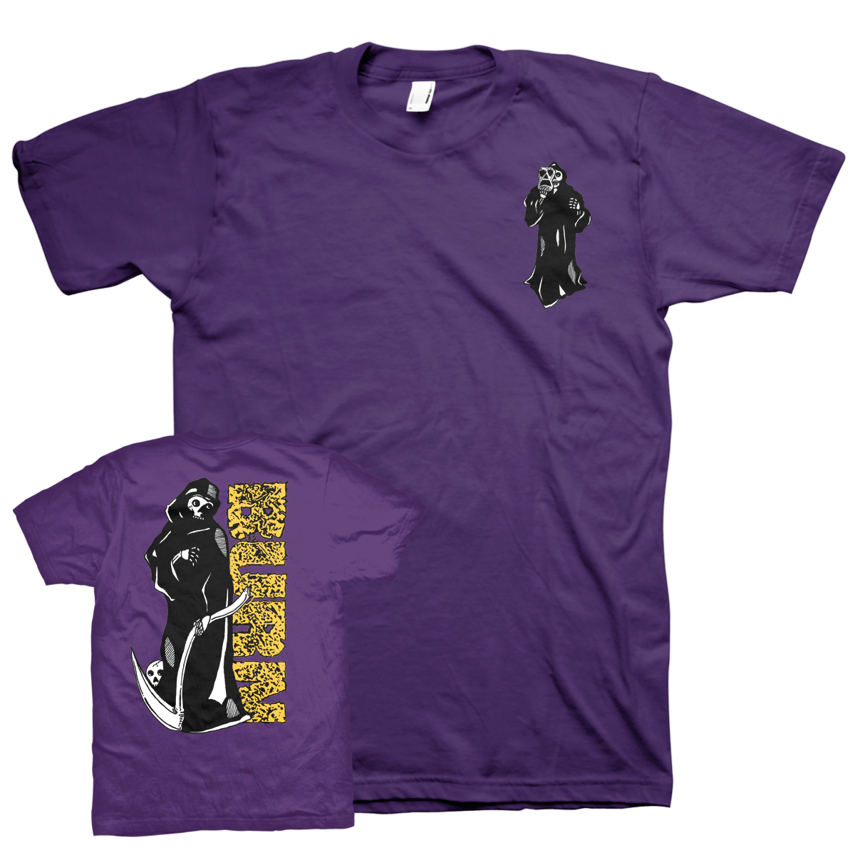 BURN &quot;Reaper Pocket&quot; Purple T-Shirt