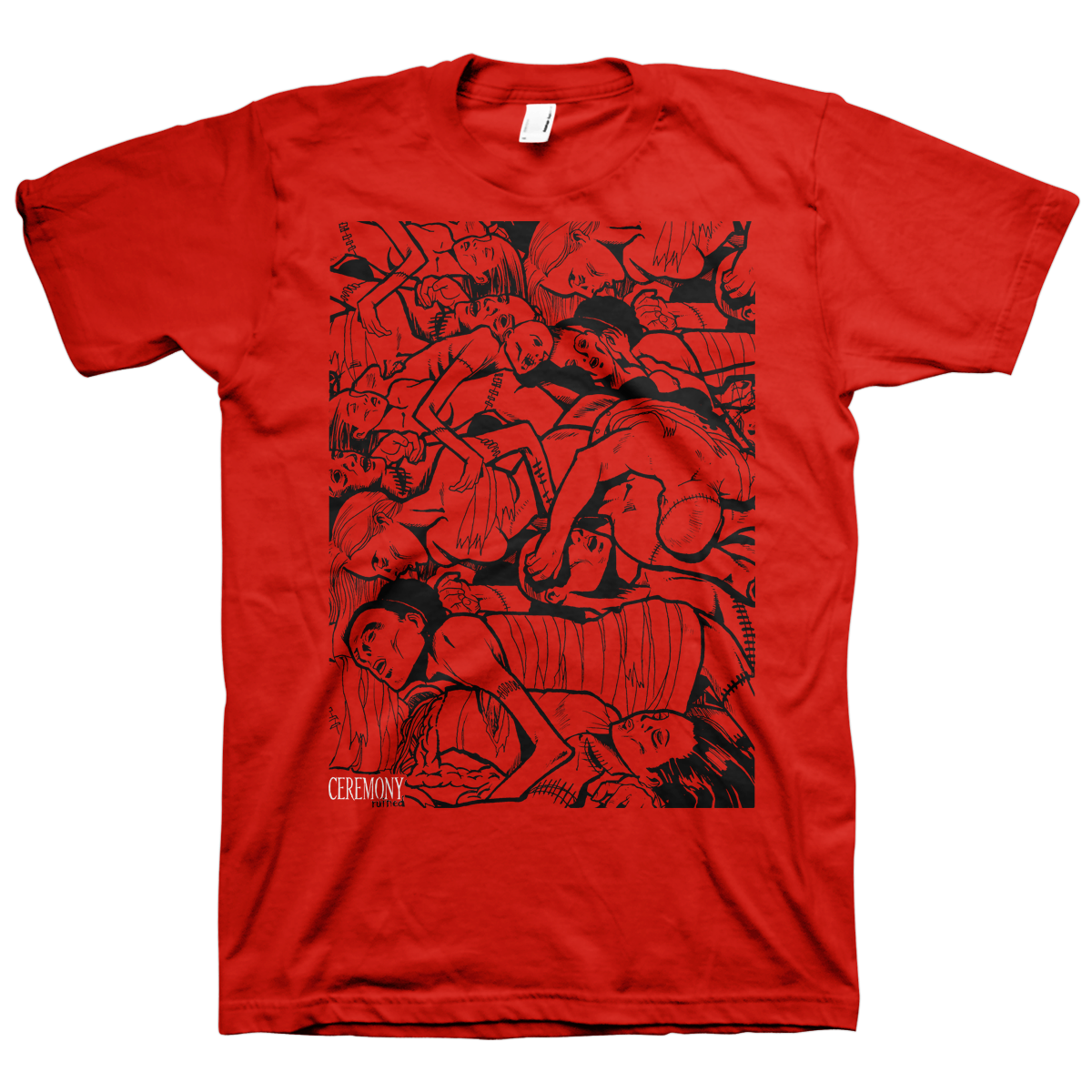 CEREMONY &quot;Ruined&quot; Red T-Shirt