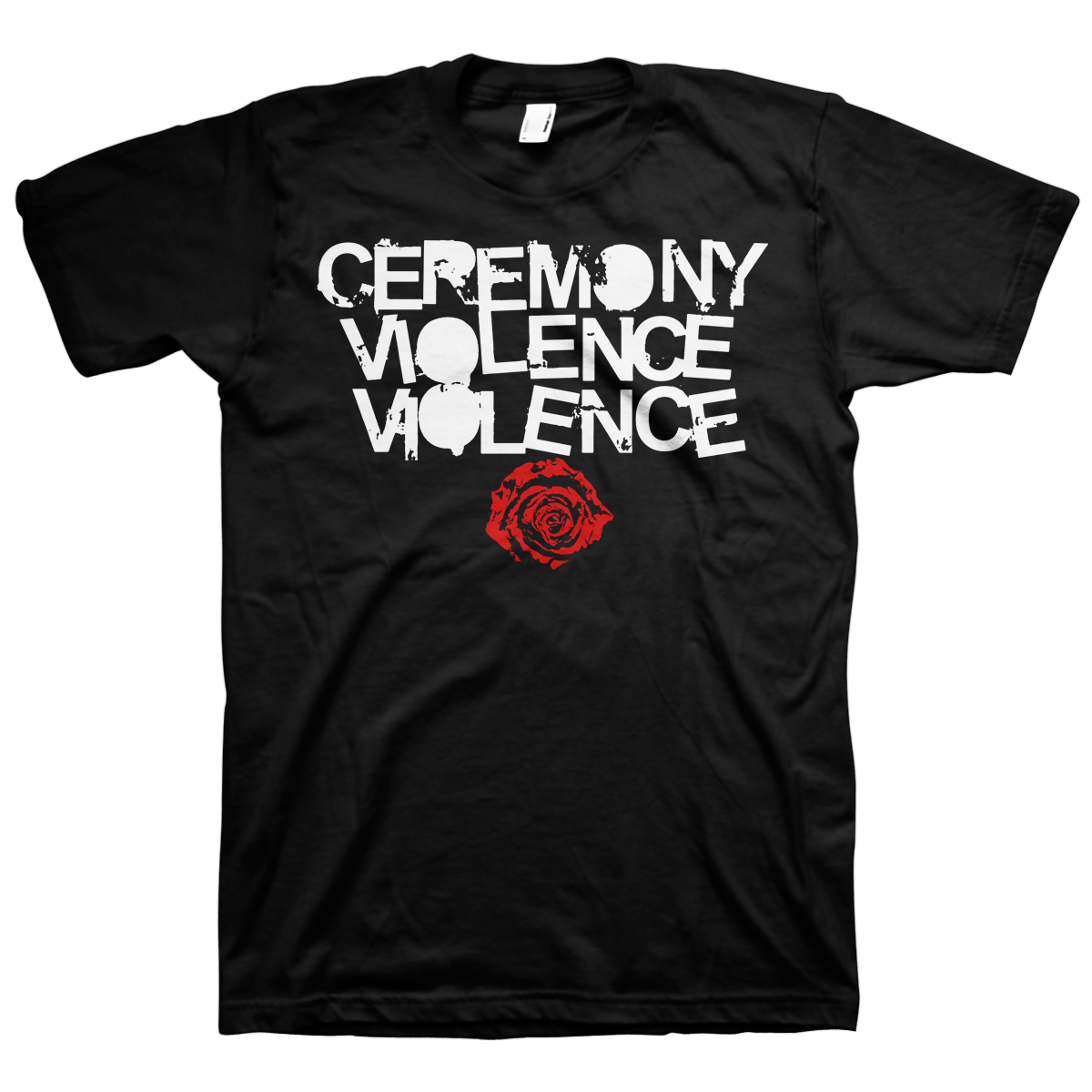 CEREMONY &quot;Violence Violence&quot; Black T-Shirt