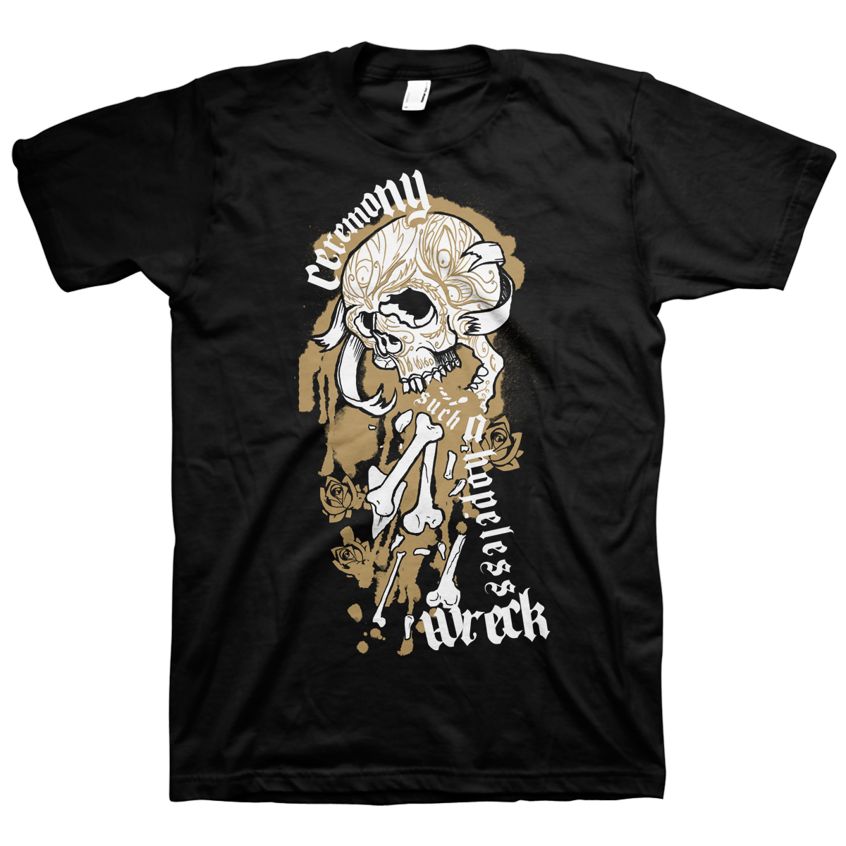 CEREMONY &quot;Hopeless Wreck&quot; Black T-Shirt