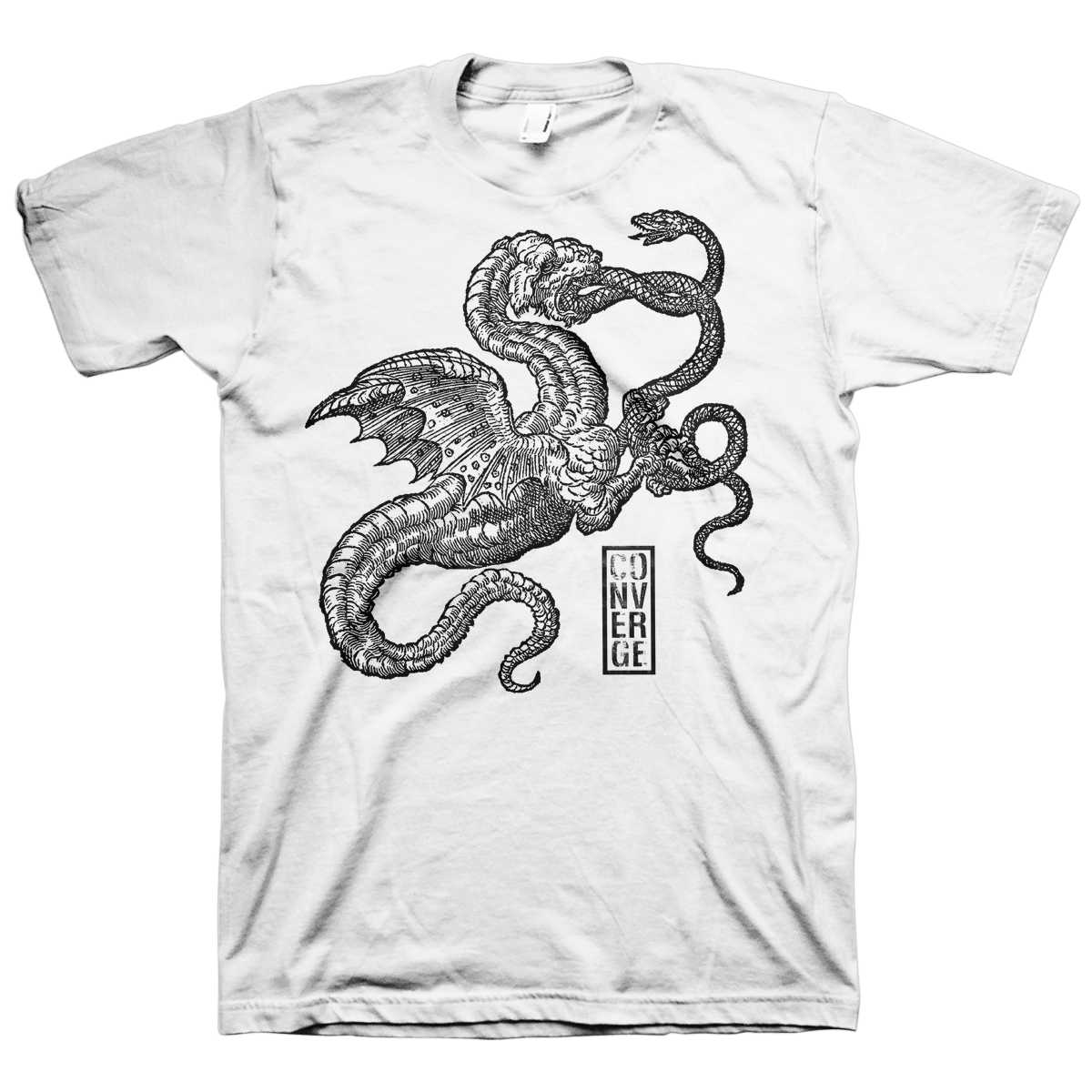 CONVERGE &quot;Evil Eats Evil&quot; White T-Shirt