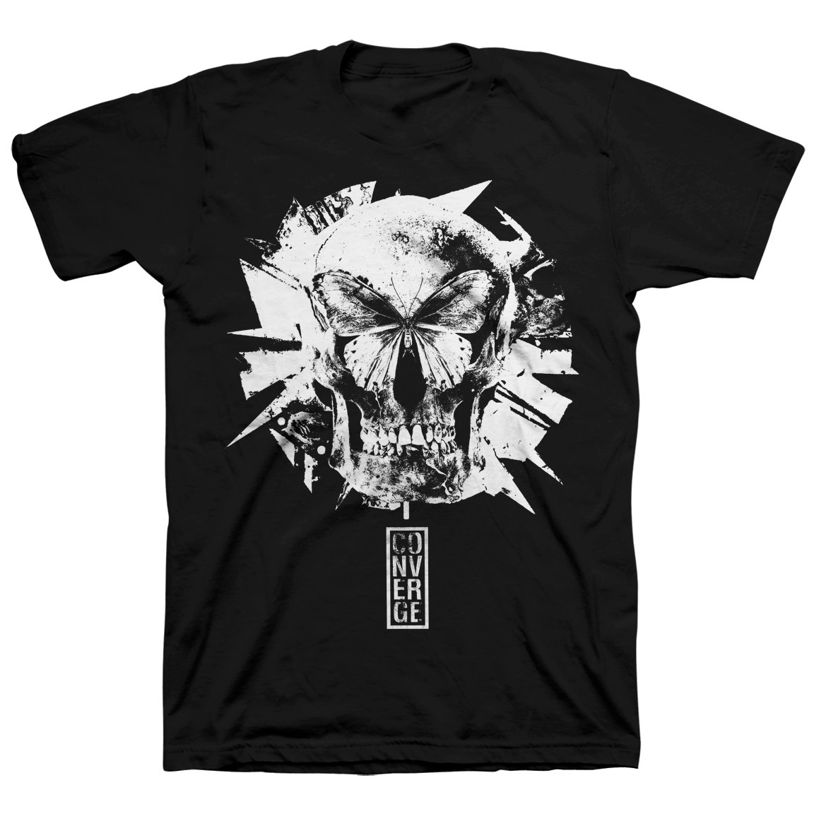 CONVERGE &quot;Butterfly&quot; Black T-Shirt