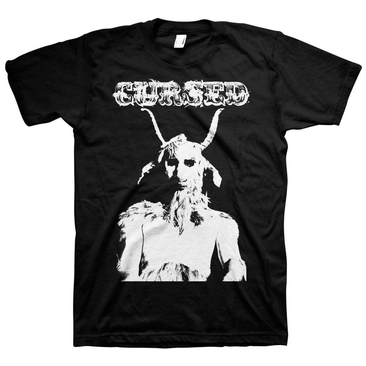 CURSED &quot;He-Goat&quot; Black T-Shirt
