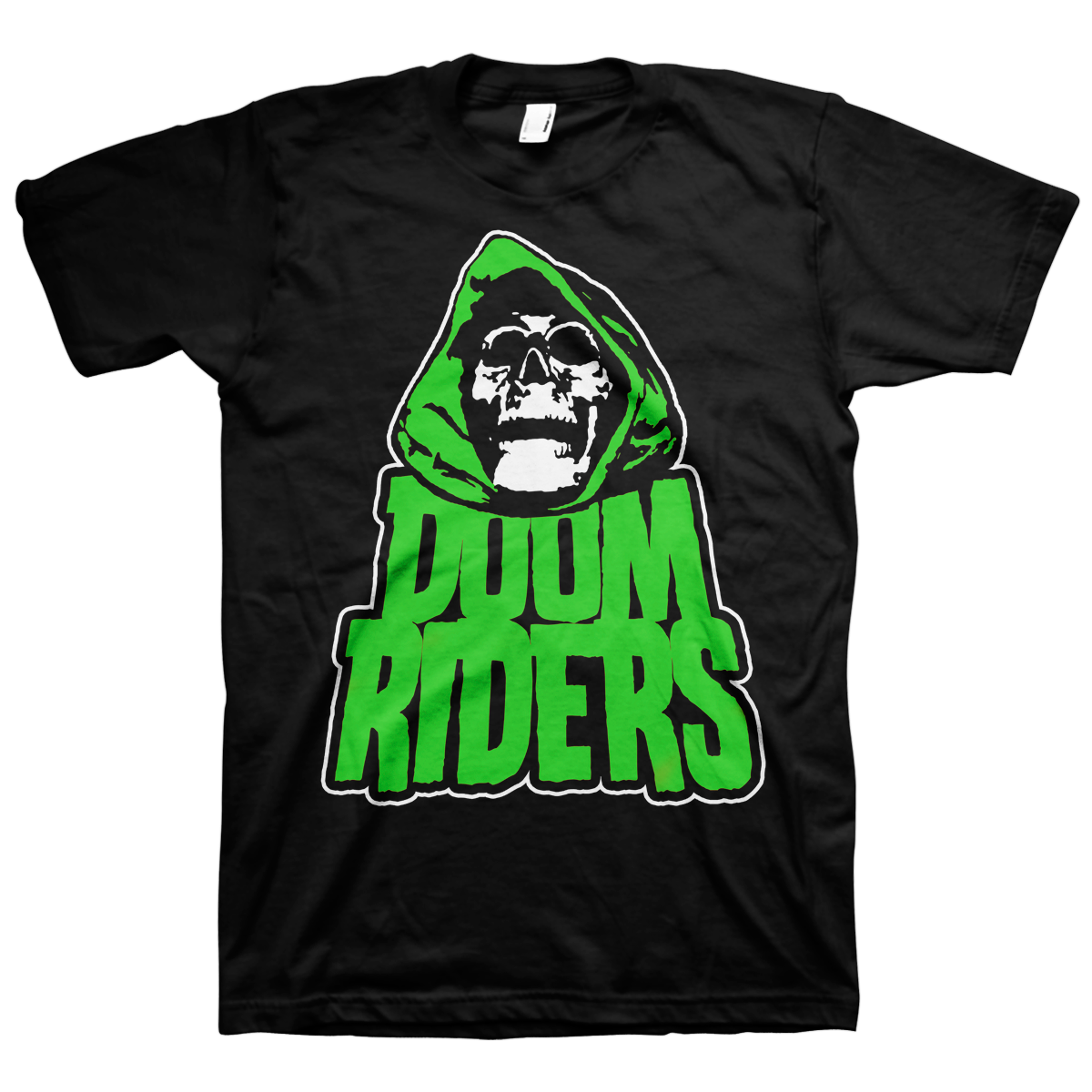 DOOMRIDERS &quot;Green Reaper&quot; Black T-Shirt
