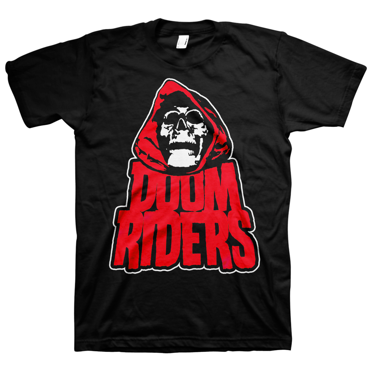 DOOMRIDERS &quot;Reaper: Red&quot; Black T-Shirt