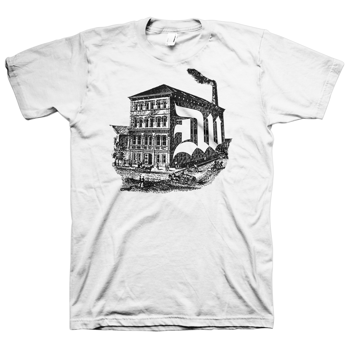 DEATHWISH &quot;Factory&quot; White T-Shirt