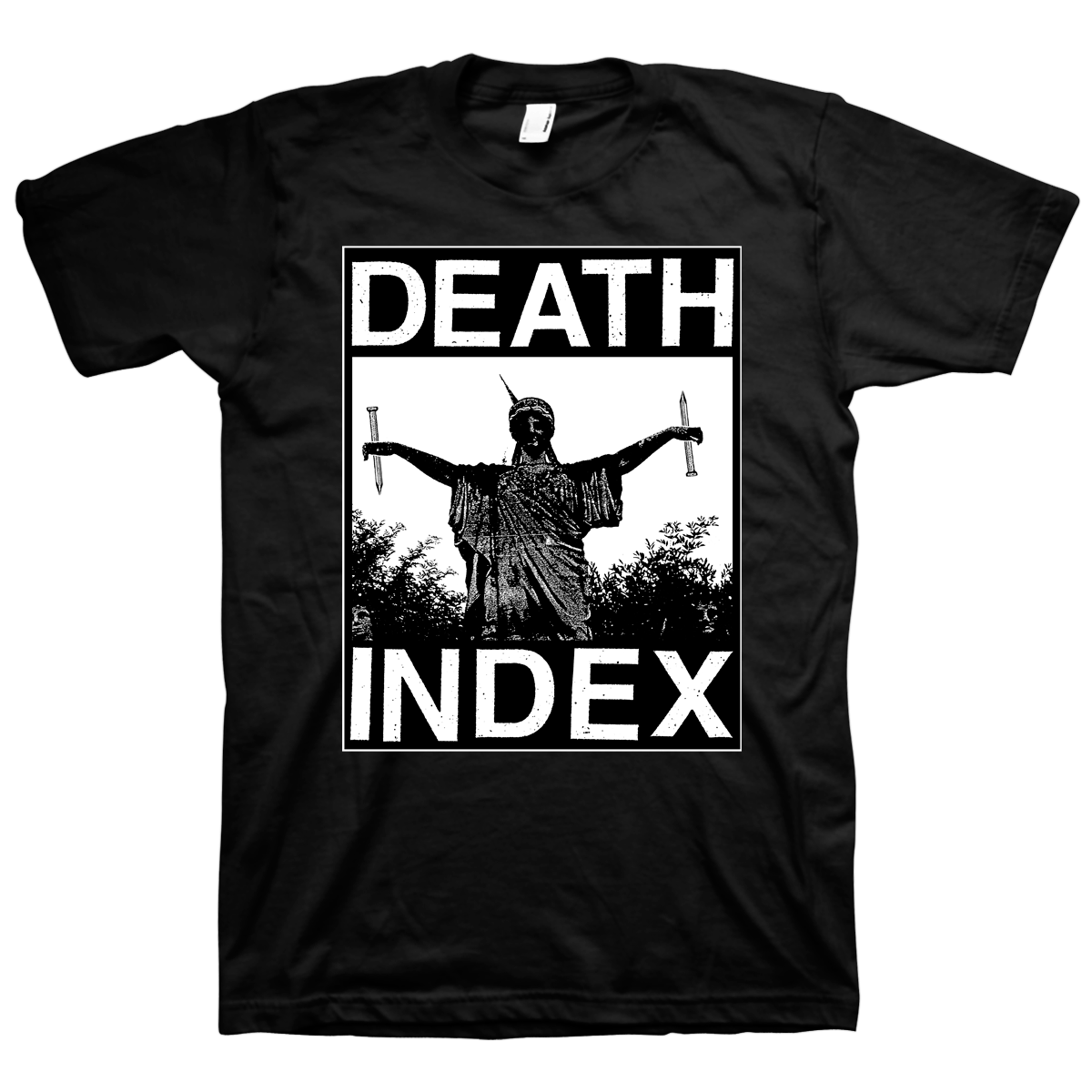 DEATH INDEX &quot;Liberty&quot; Black T-Shirt