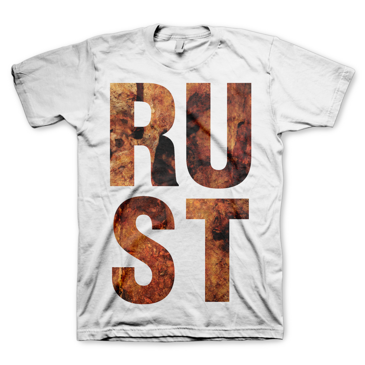 HARM&#39;S WAY &quot;Rust&quot; White T-Shirt