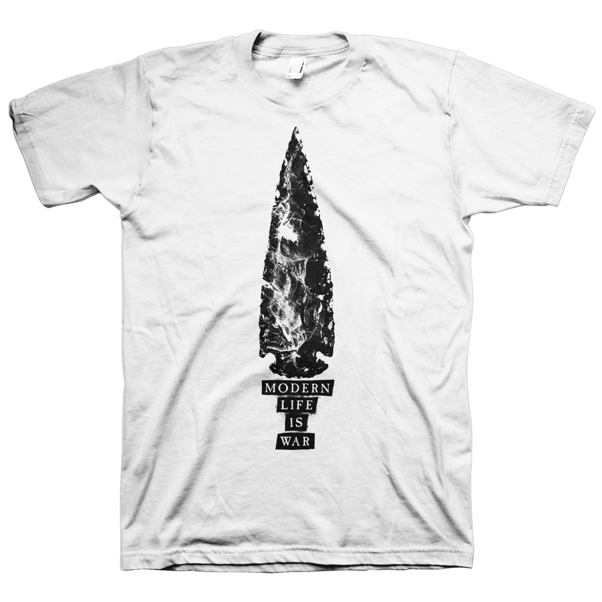 MODERN LIFE IS WAR &quot;Arrowhead&quot; White T-Shirt