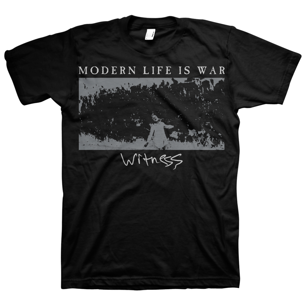 MODERN LIFE IS WAR &quot;Child&quot; Black T-Shirt