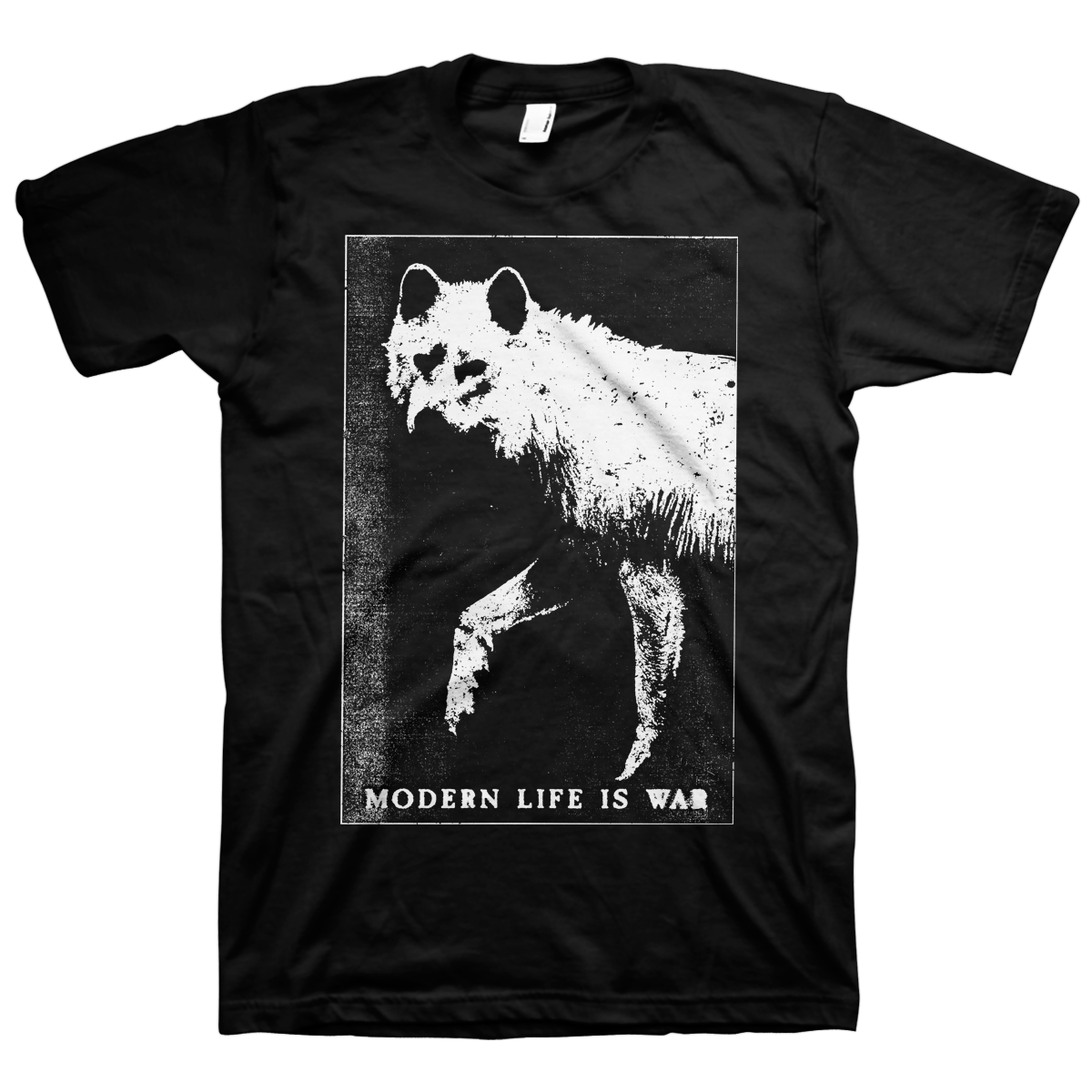 MODERN LIFE IS WAR &quot;Wolf&quot; Black T-Shirt