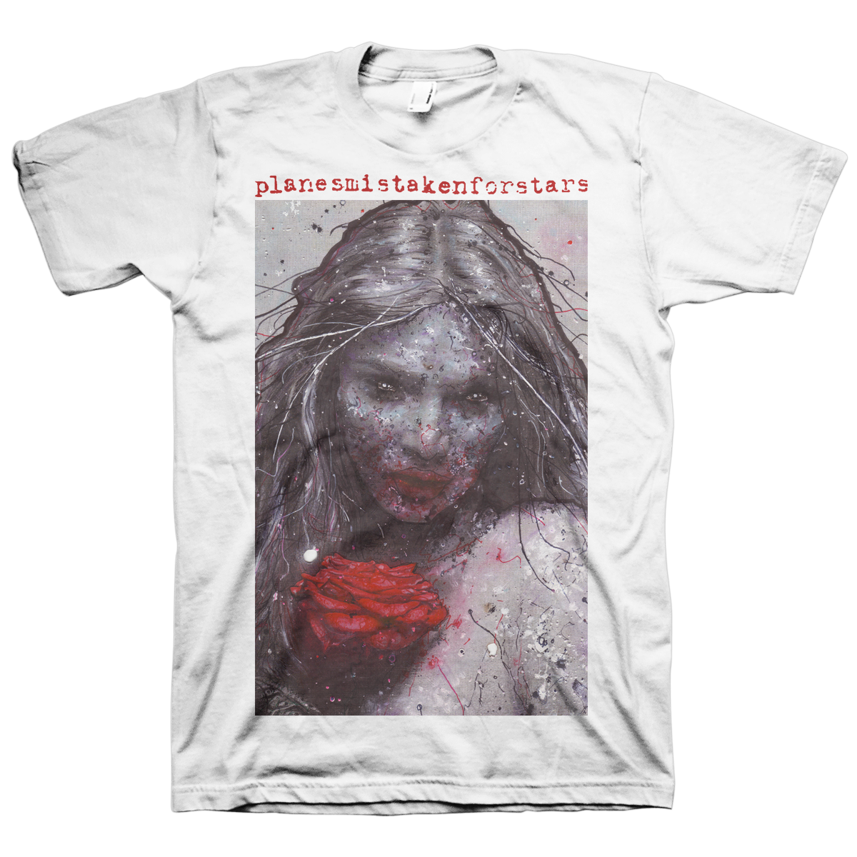 PLANES MISTAKEN FOR STARS &quot;Mercy&quot; White T-Shirt