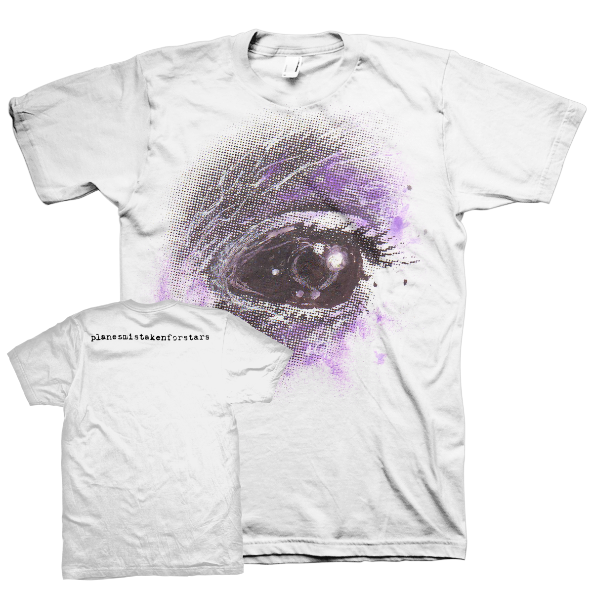 PLANES MISTAKEN FOR STARS &quot;Eye&quot; White T-Shirt