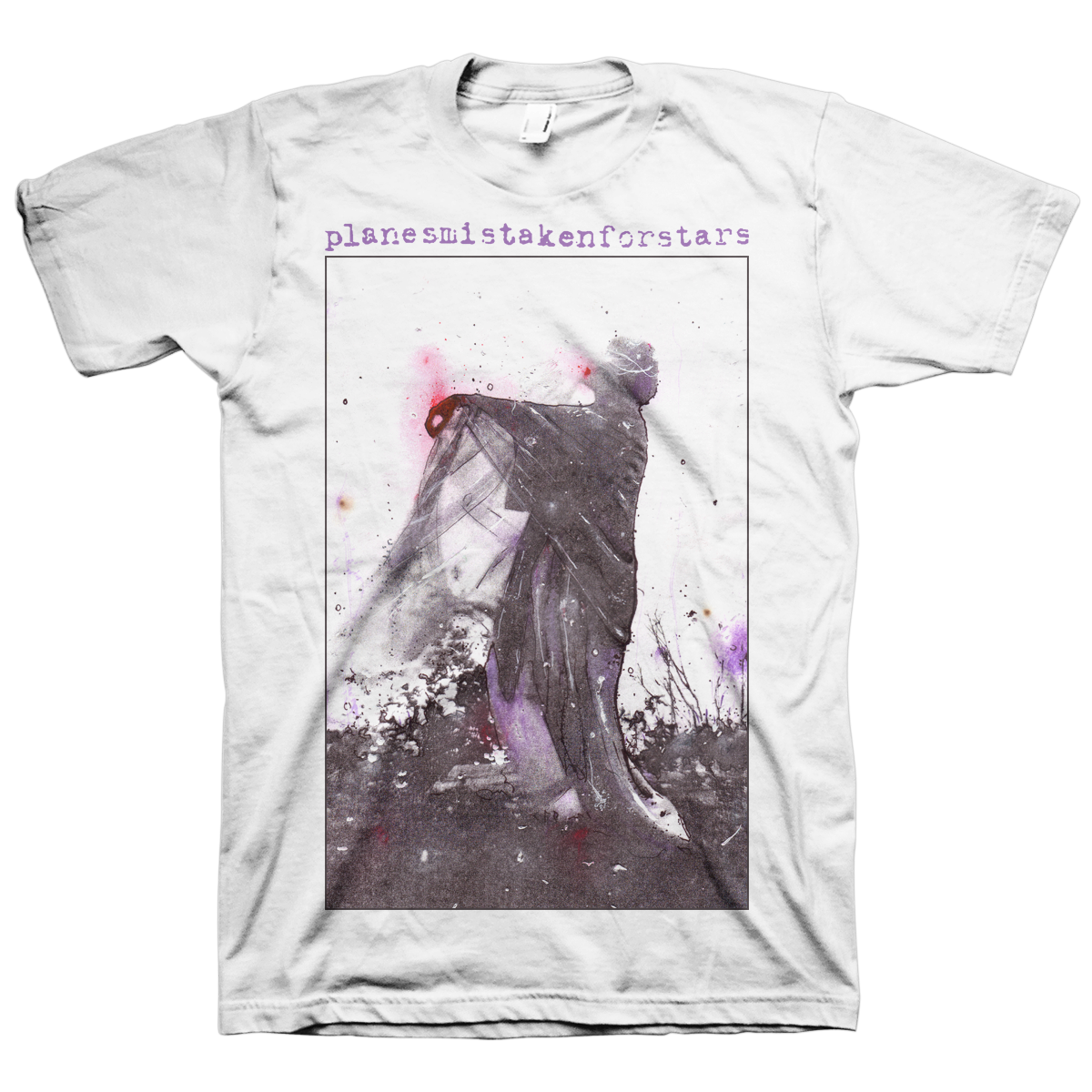 PLANES MISTAKEN FOR STARS &quot;Trance&quot; White T-Shirt