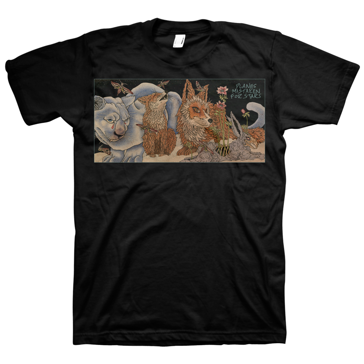 PLANES MISTAKEN FOR STARS &quot;Prey&quot; Black T-Shirt