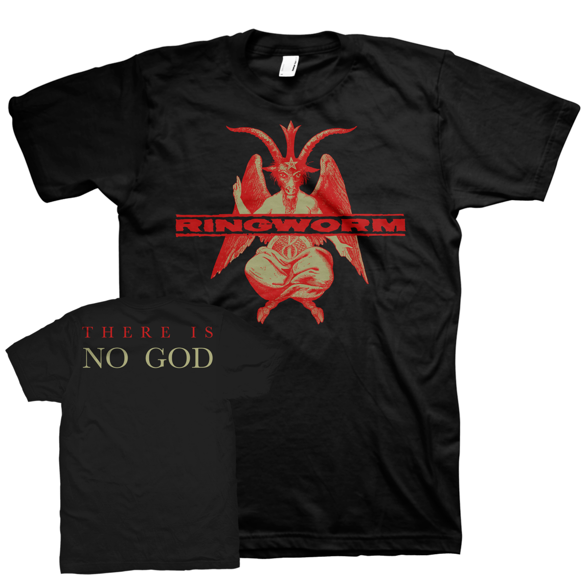 RINGWORM &quot;There Is No God&quot; Black T-Shirt