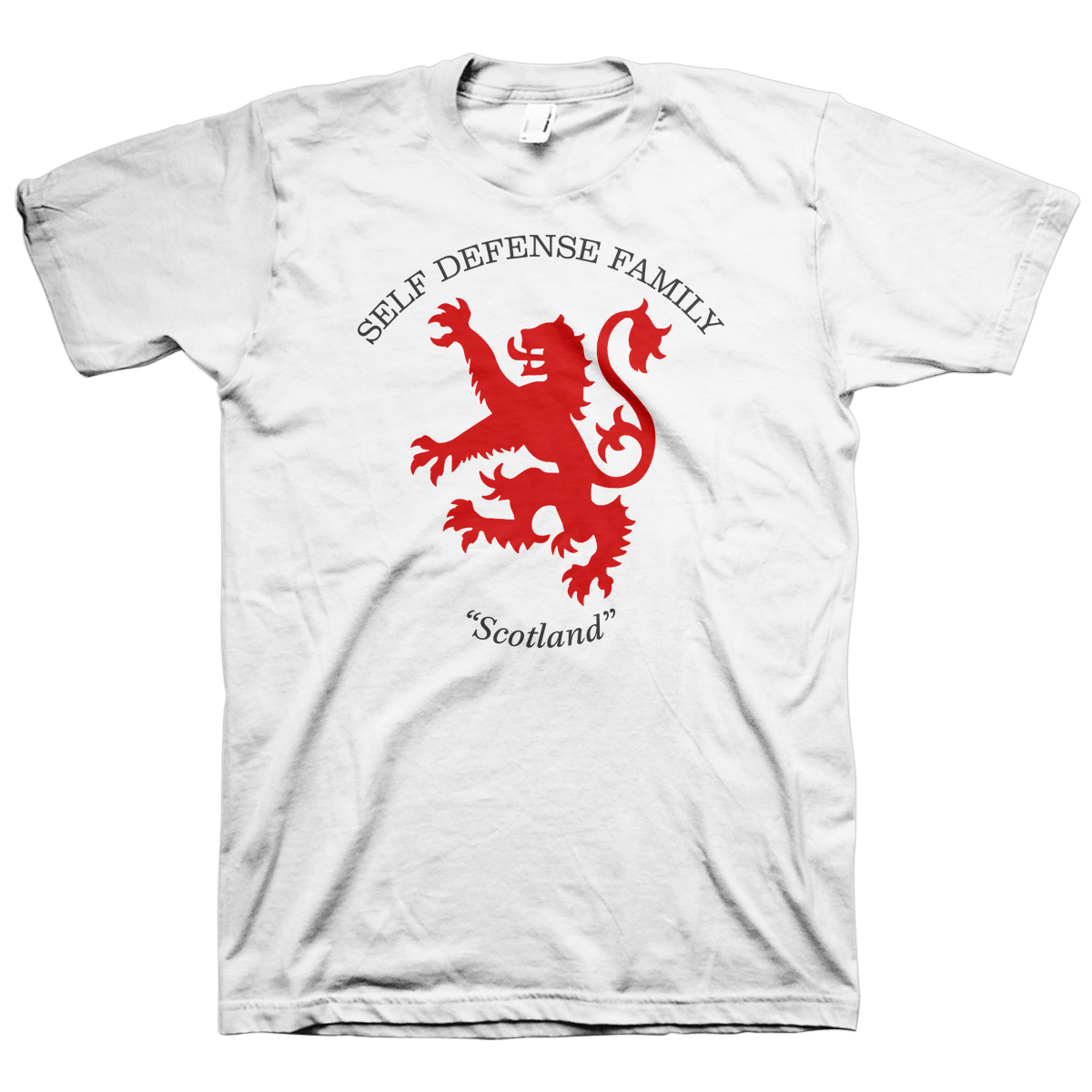 SELF DEFENSE FAMILY &quot;Scotland&quot; White T-Shirt