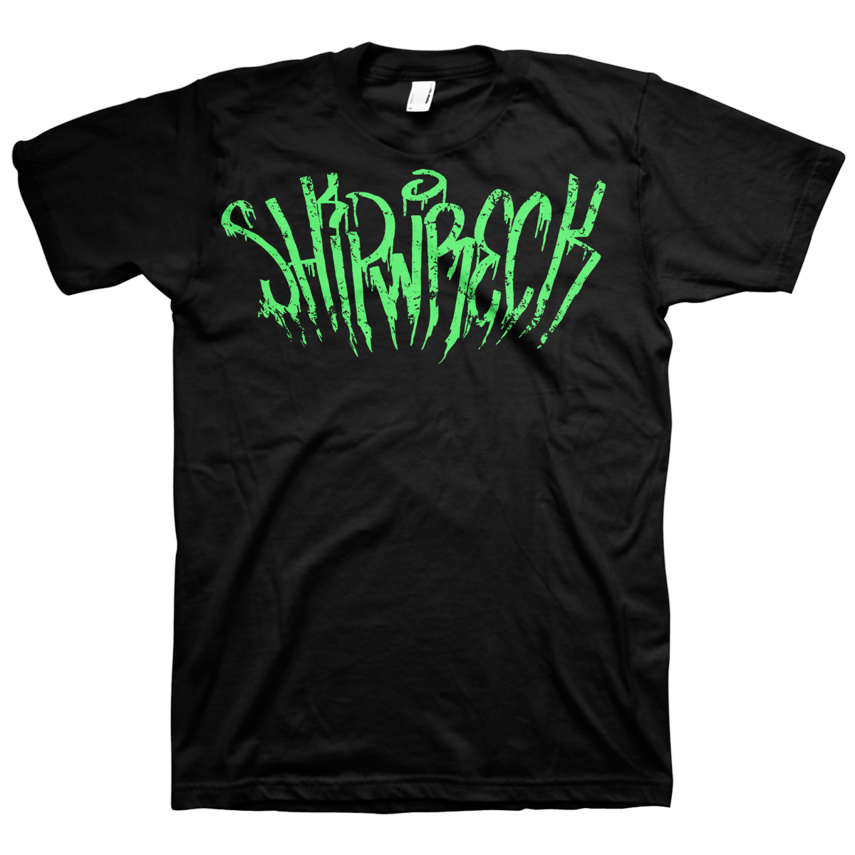 SHIPWRECK AD &quot;Logo&quot; Black T-Shirt