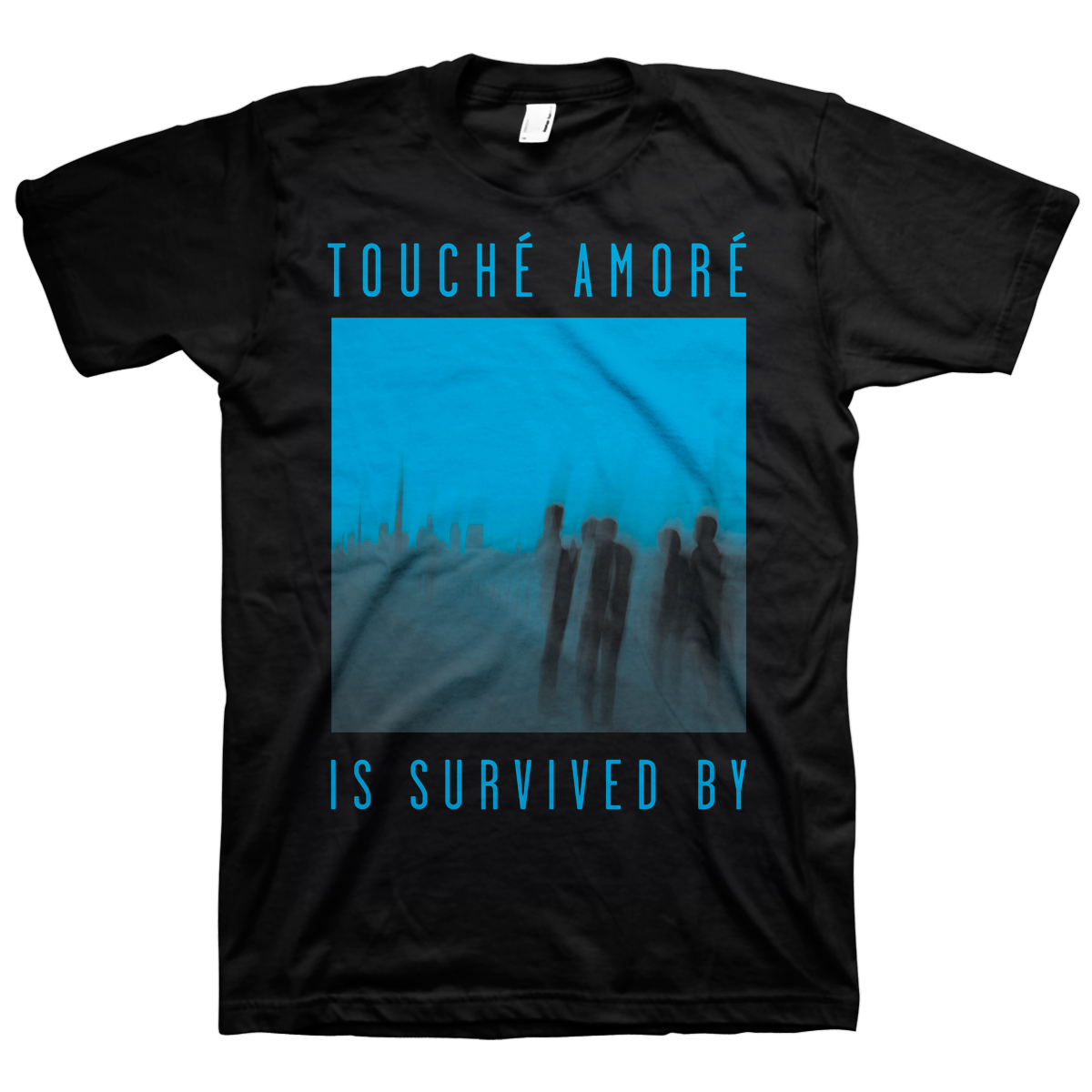 TOUCHE AMORE &quot;Is Survived By&quot; Black T-Shirt