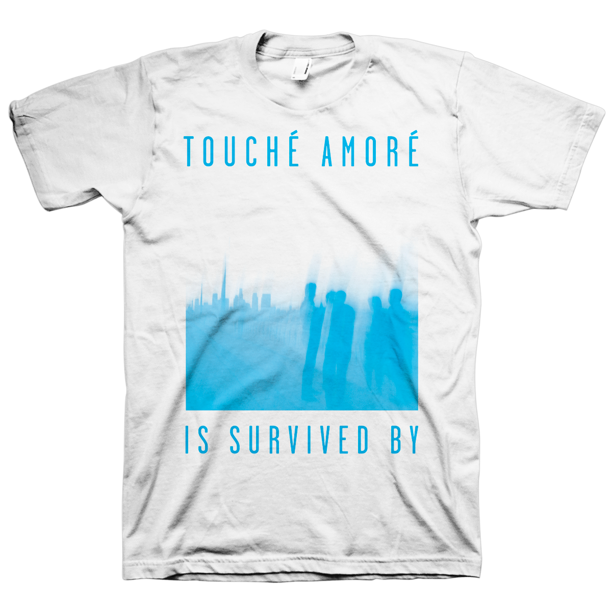 TOUCHE AMORE &quot;Is Survived By&quot; White T-Shirt