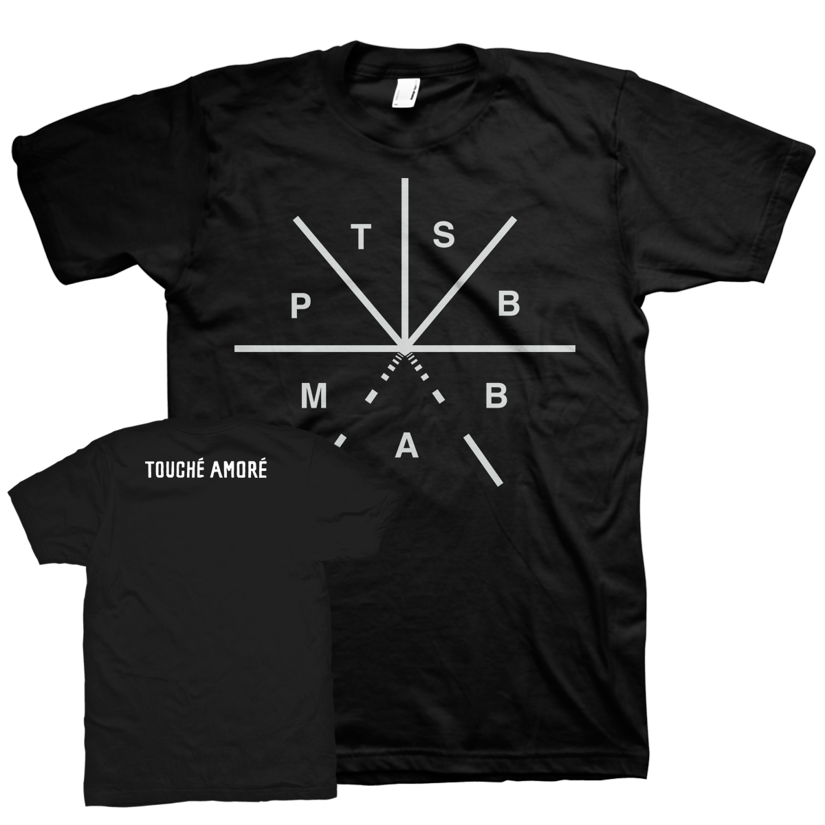 TOUCHE AMORE &quot;Symbol&quot; Black T-Shirt