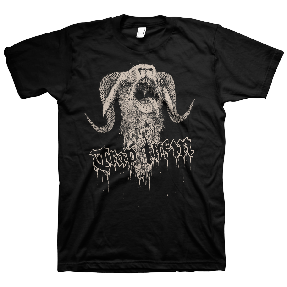 TRAP THEM &quot;Goat&quot; Black T-Shirt
