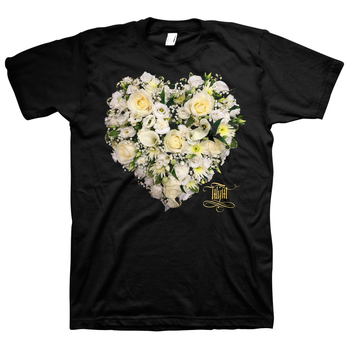 WEAR YOUR WOUNDS &quot;Arthritic Heart&quot; Black T-Shirt