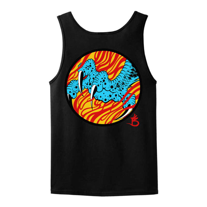 DARREN BRASS &quot;Claw&quot; Black Tank Top