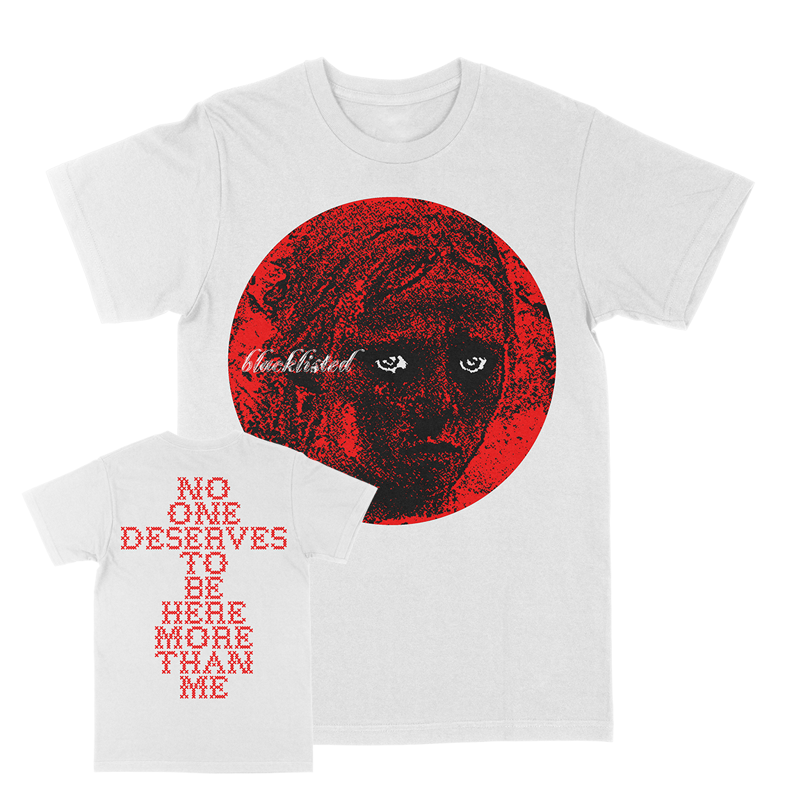 BLACKLISTED &quot;No One: Girl&quot; White T-Shirt
