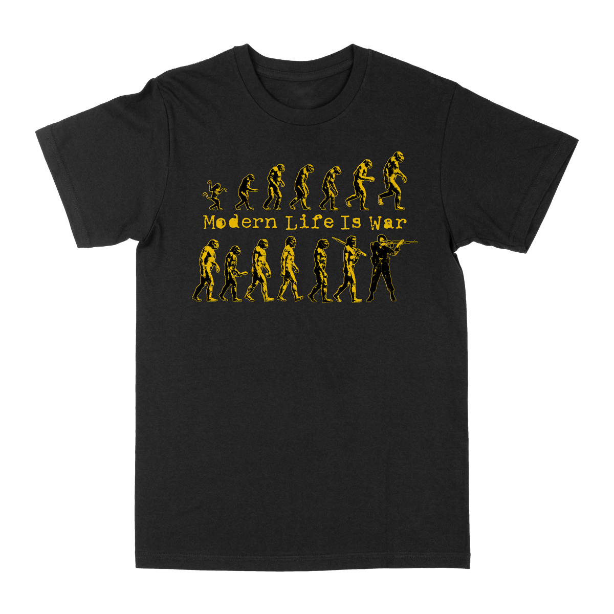 MODERN LIFE IS WAR &quot;Evolution&quot; Black T-Shirt